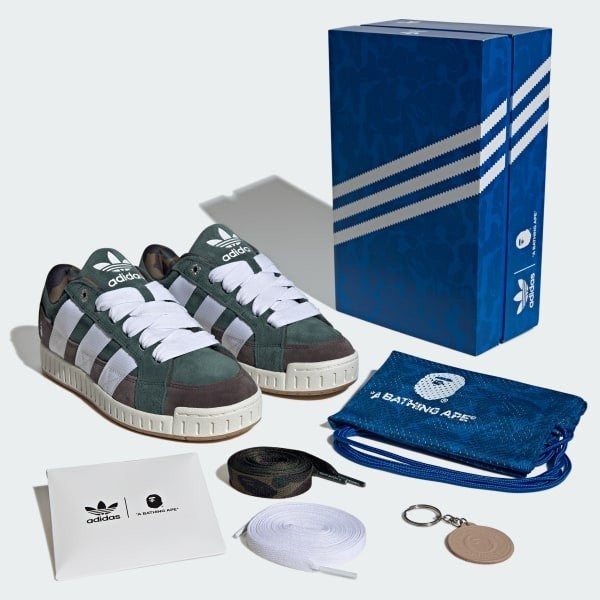Adidas x BAPE Lawsuit Shadow Green Footwear White Core Black IE6117