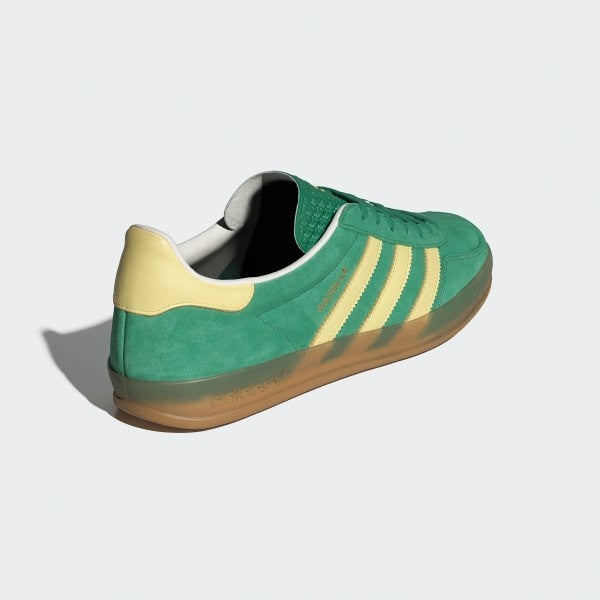 Adidas Gazelle Indoor Semi Court Green Almost Yellow Gum IH7500
