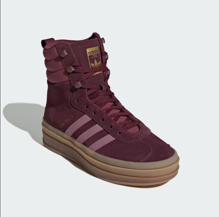 Adidas Gazelle Boot Maroon Wonder Orchid Gold Metallic ID6882