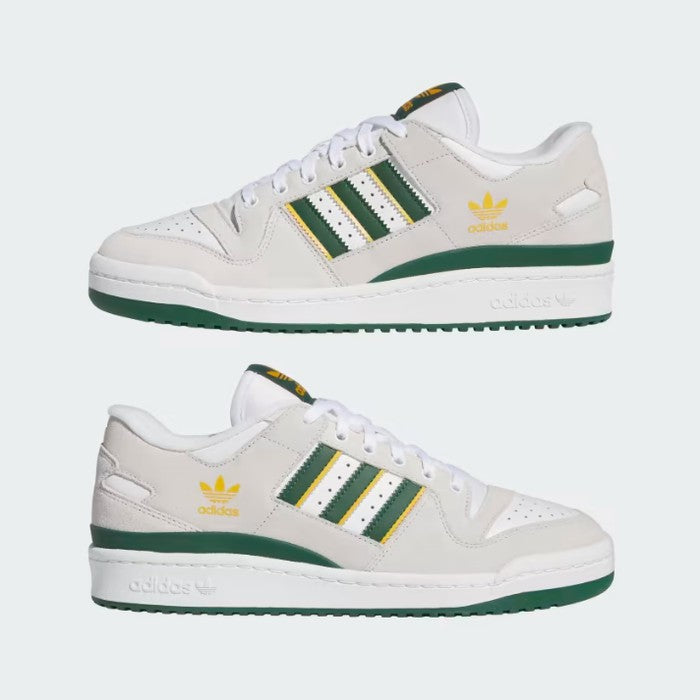 Adidas Forum 84 Low ADV Crystal White Dark Green Preloved IG7583