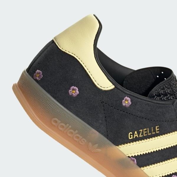 Adidas Gazelle Indoor Core Black Almost Yellow Silver Dawn IF4490