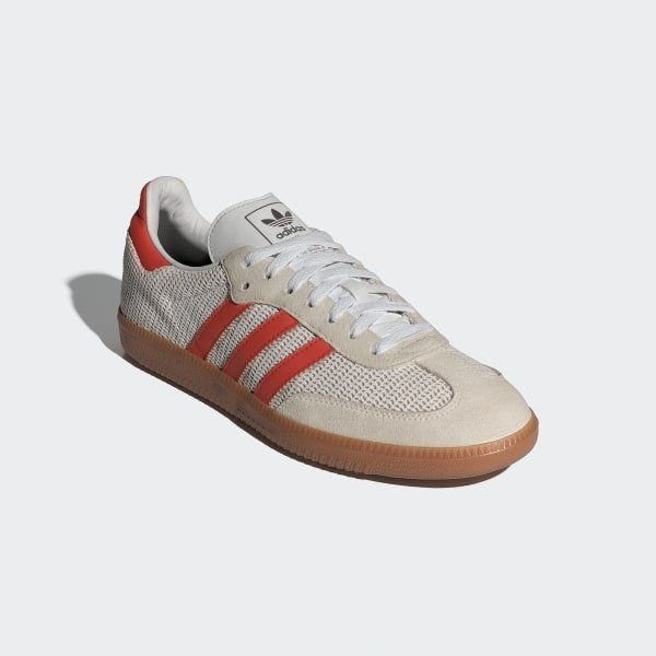 Adidas Samba OG Crystal White Preloved Red Gum IG1380