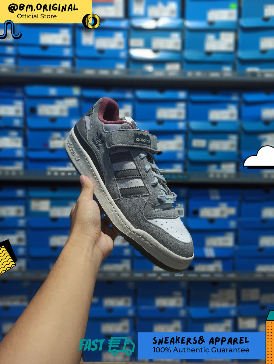 Adidas Forum 84 Home Alone Charcoal SOLID Grey White Grey Four ID4328