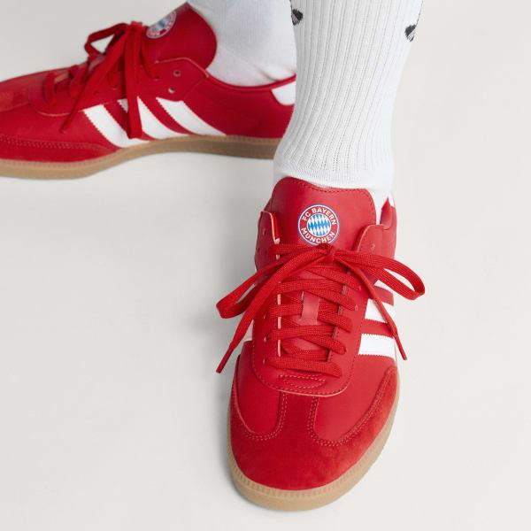 Adidas Samba FC Bayern Red White Cloud White Red JQ4039