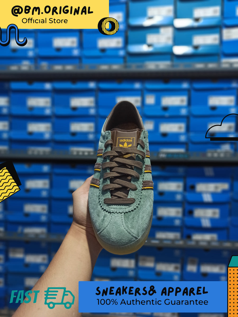 Adidas Malmo Green Brown Exclusive ID2782 BM STORE ORIGINAL FOOTWEAR