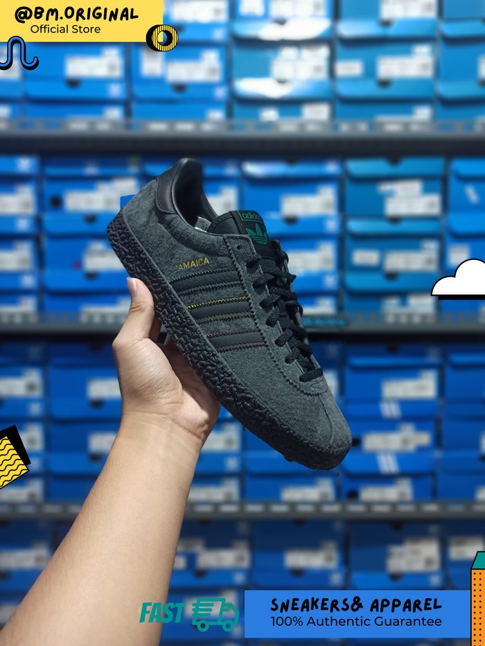 Adidas Jamaica Grey Six Yellow Collegiate Green IH3241