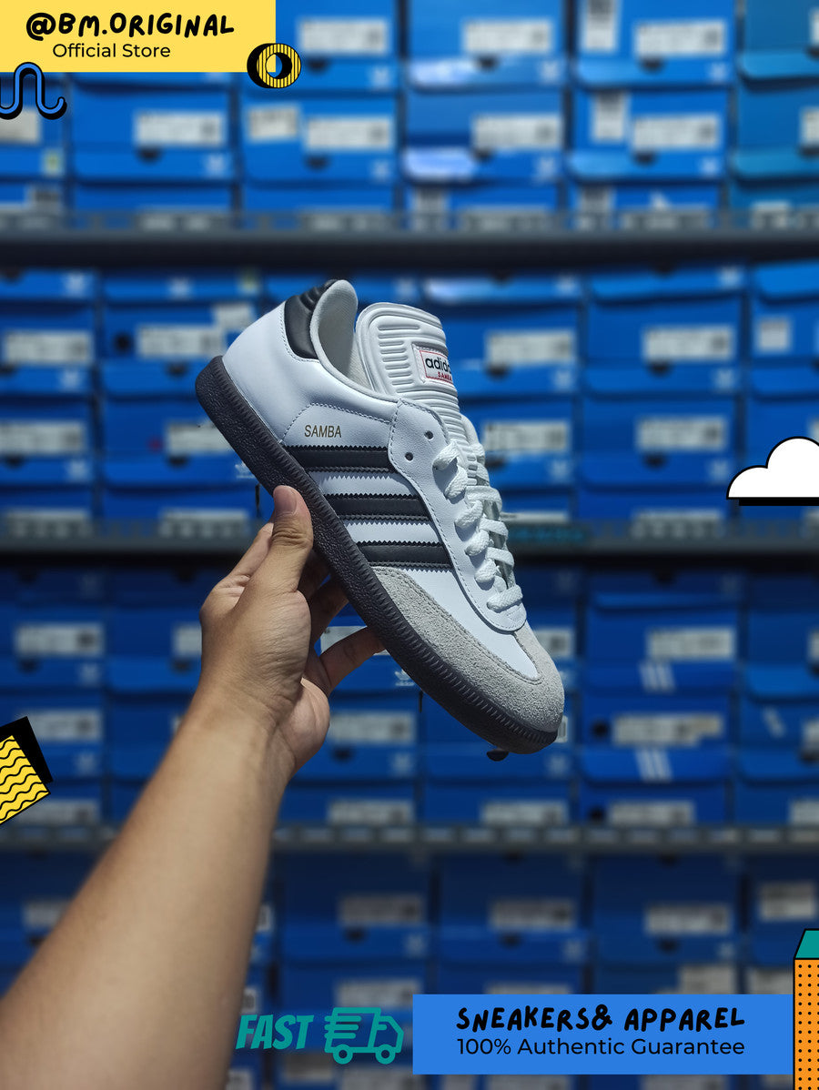 Adidas Samba Classic White Black Cloud White Black ORIGINAL 772109