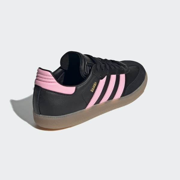 Adidas Samba Inter Miami CF Indoor Boots Core Black Light Pink Gum IH8157