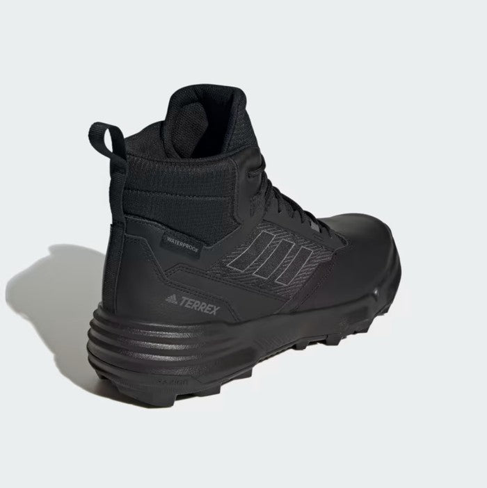 Adidas Terrex Unity Leather Mid Rain.RDY Hiking Core Black Grey GZ3325