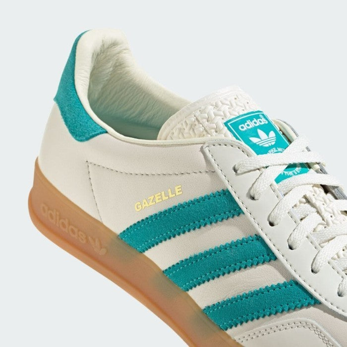Adidas Gazelle Indoor Chalk White Turquoise JI2583