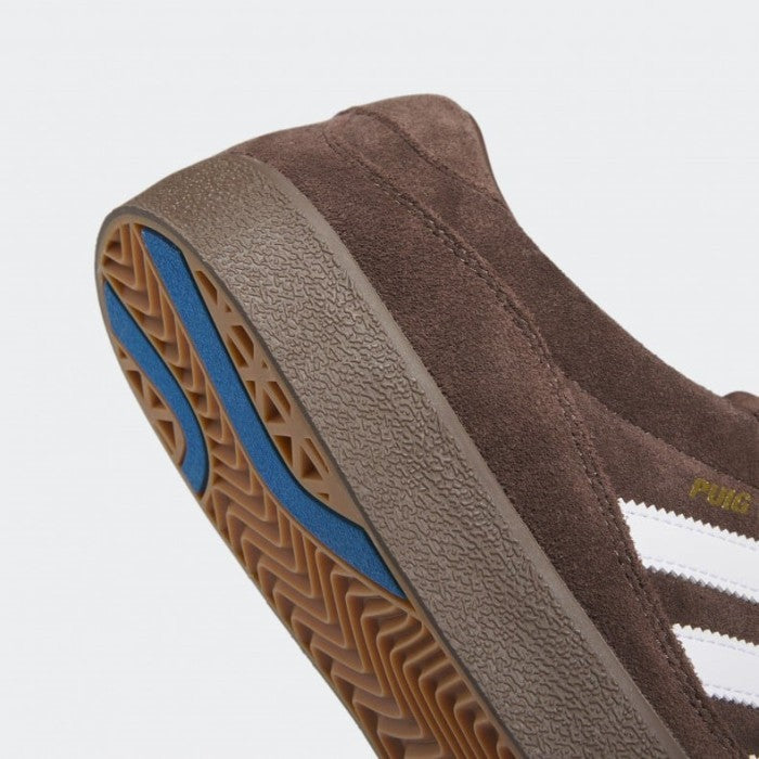 Adidas Puig Indoor Brown Cloud White Blue Bird IE3152