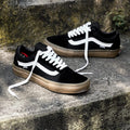 VANS OLD SKOOL SKATEBOARDING BLACK GUM