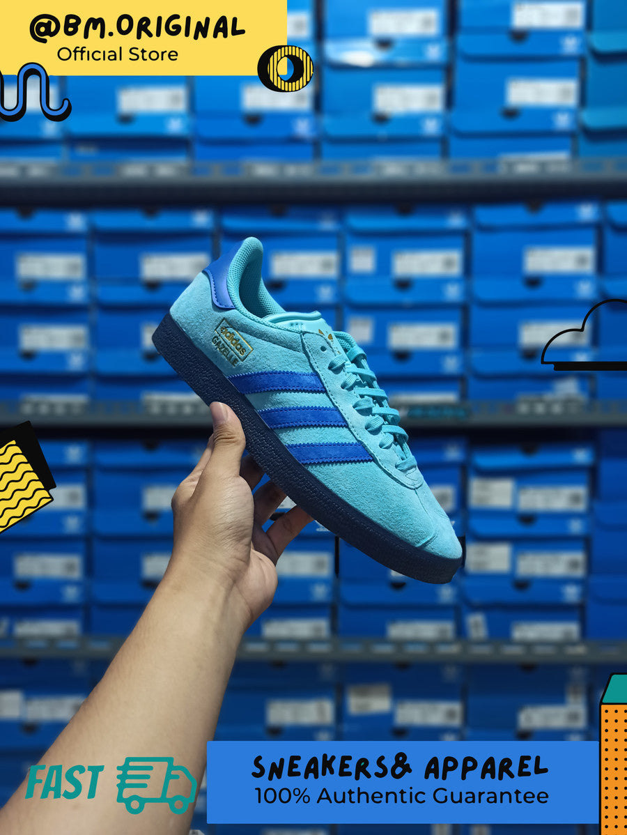 Adidas Gazelle Aqua Blue Gold IE5319