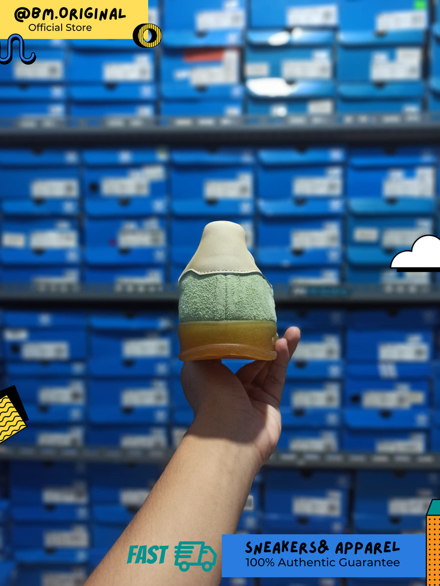 Adidas Gazelle Indoor Semi Green Spark Almost Yellow Cream IE2948