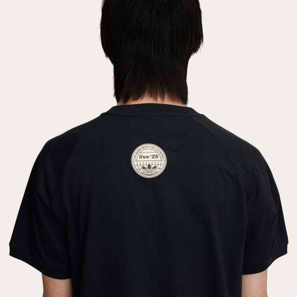 Adidas x Oasis Tour 3 Stripes T-shirt Black KT3445