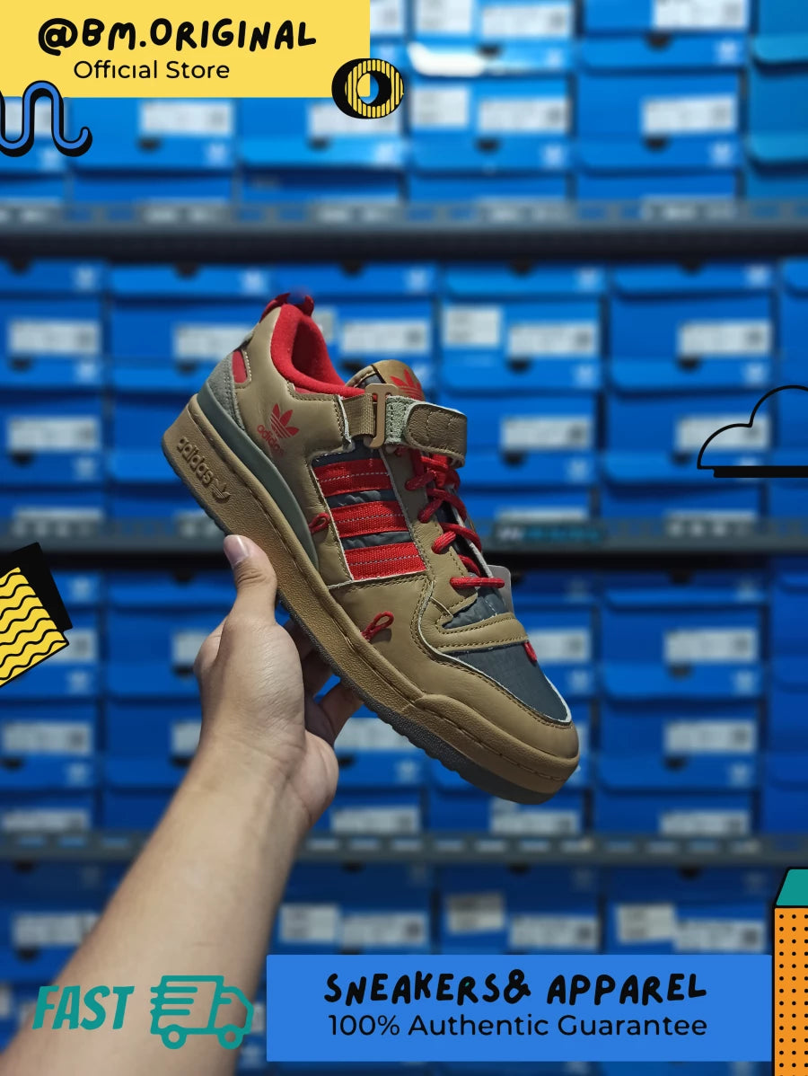 Adidas Forum 84 Camp Low Cardboard Scarlet Utility ORIGINAL GV6785