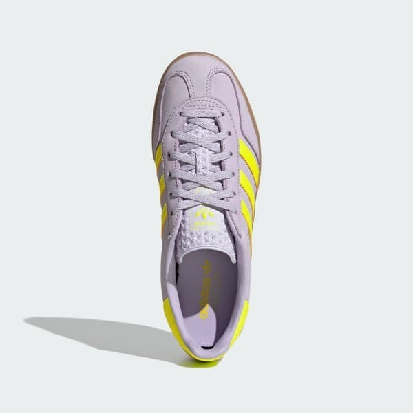 Adidas Gazelle Indoor Silver Dawn Solar Yellow Gum IH5492