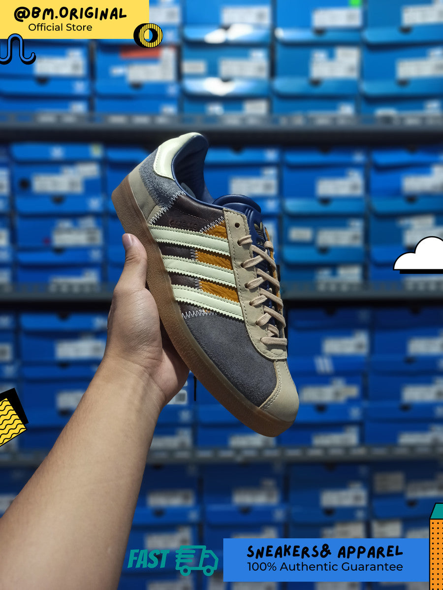 adidas gazelle silver green womens Adidas Gazelle 85 x Atmos Patchwork Brown Multi II0002 – BM STORE ORIGINAL  FOOTWEAR