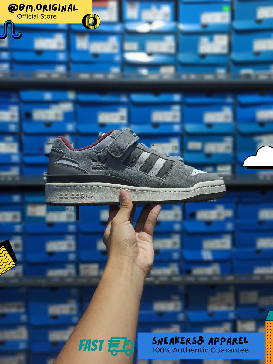 Adidas Forum 84 Home Alone Charcoal SOLID Grey White Grey Four ID4328