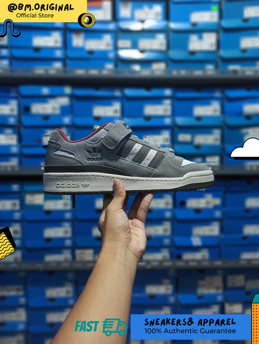 Adidas Forum 84 Home Alone Charcoal SOLID Grey White Grey Four ID4328