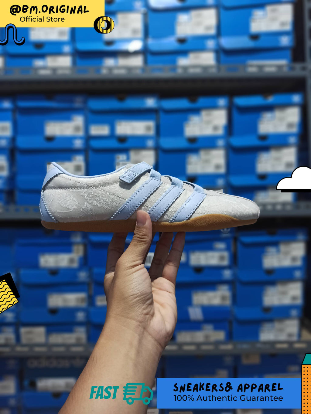 Adidas x Liberty London Tokyo MJ Chalk Pearl Crystal Sky Chalk White IH4532
