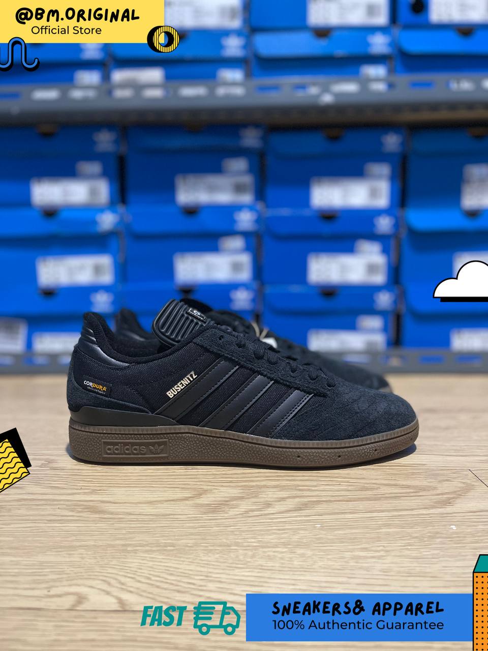 Adidas Busenitz Cordura Core Black Gum IG5252
