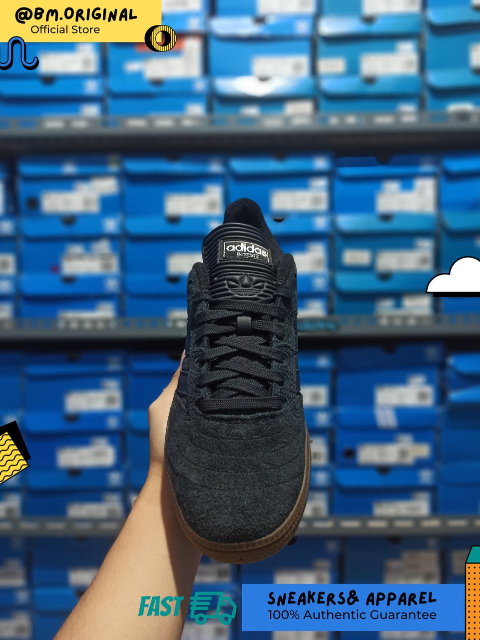 Adidas Busenitz Cordura Core Black Gum IG5252
