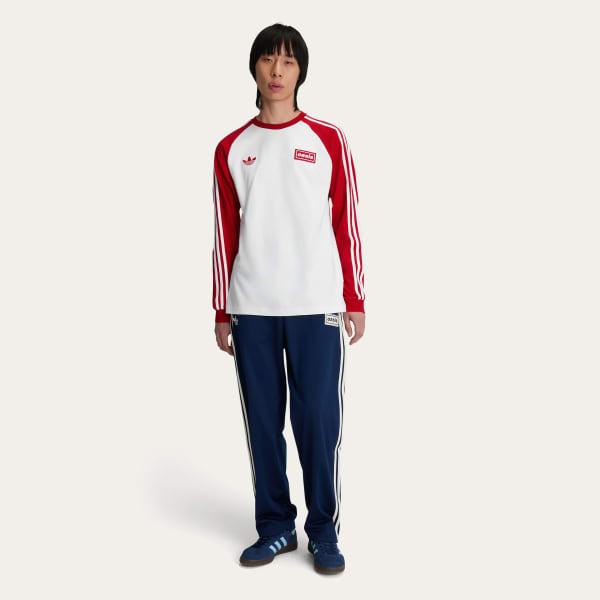 Adidas x Oasis Tour 3-Stripes Longsleeve Tee White KK9119