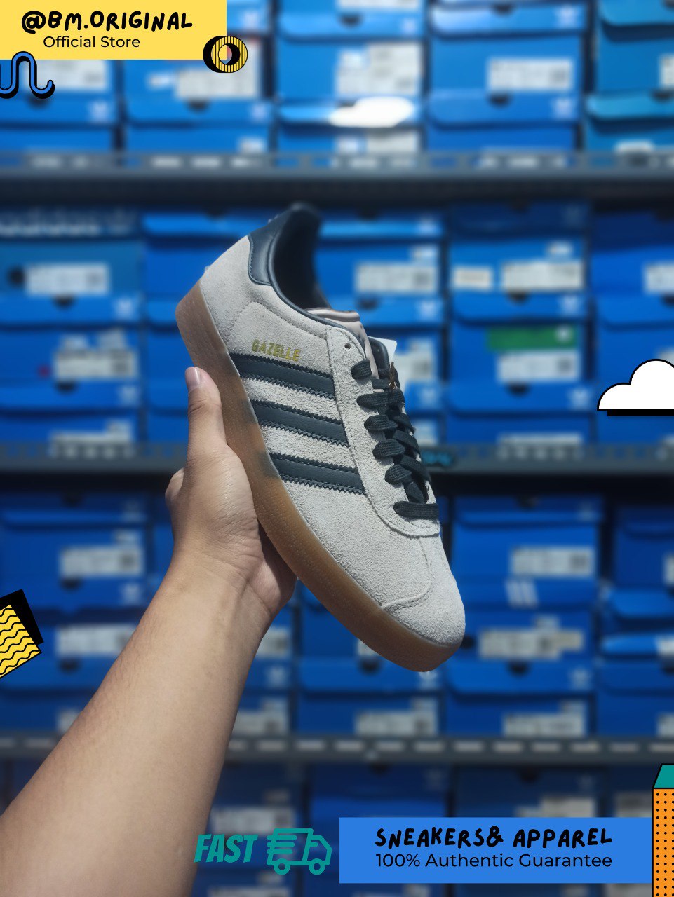Adidas Gazelle Wonder Taupe Night Indigo Gum IG6199