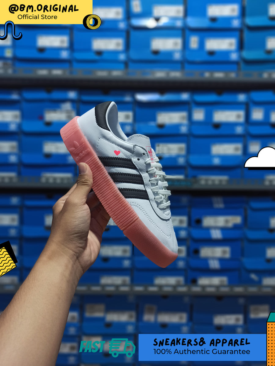 Adidas Sambarose Valentine Cloud White Core Black Glow Pink EF4965