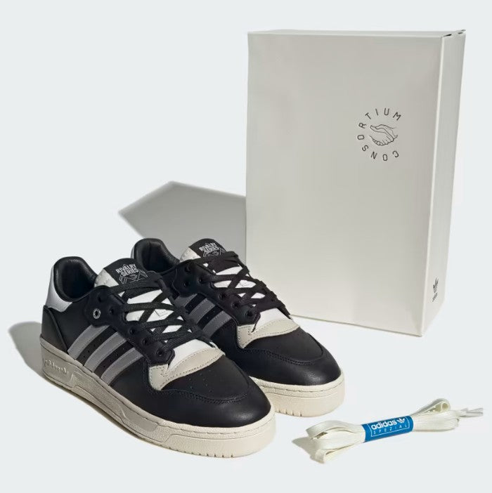 Adidas Rivalry Low Consortium Core Black Silver Metallic Grey ID7389
