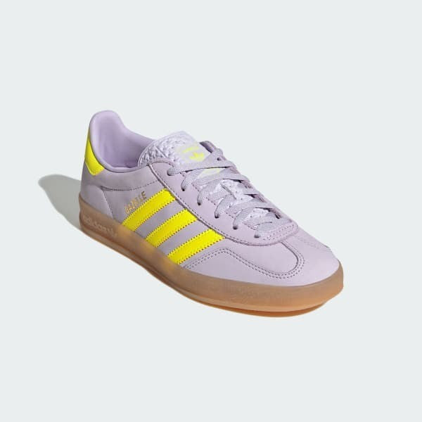 Adidas Gazelle Indoor Silver Dawn Solar Yellow Gum IH5492