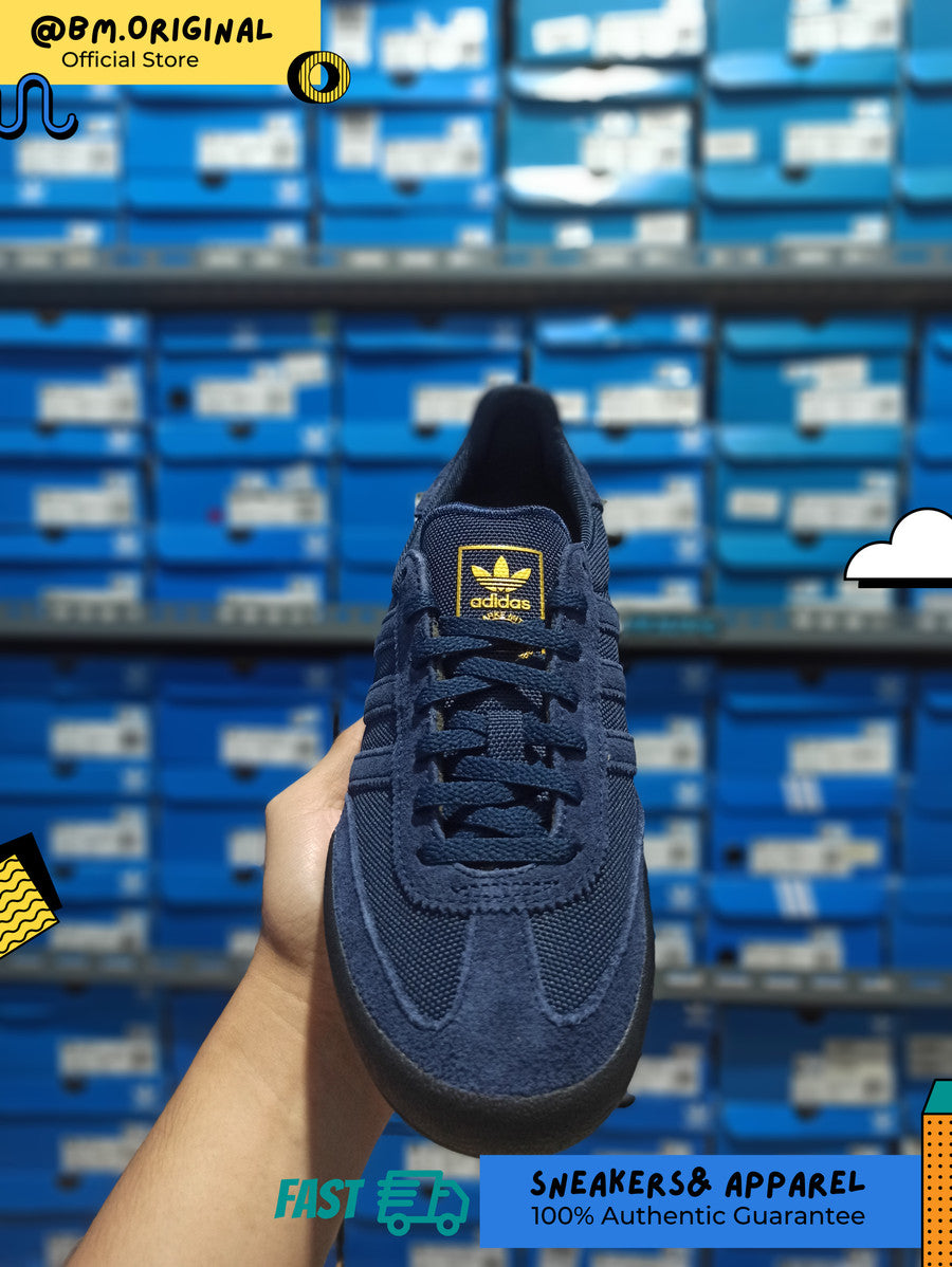 Adidas Jeans Blue Deep Marine Gold Metallic Black ID8807