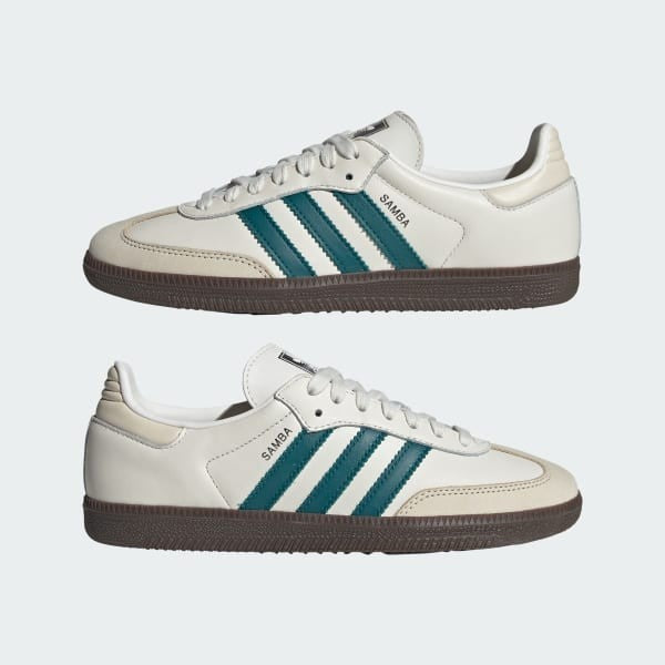 Adidas Samba OG Cloud White Legacy Teal Wonder White IG1963