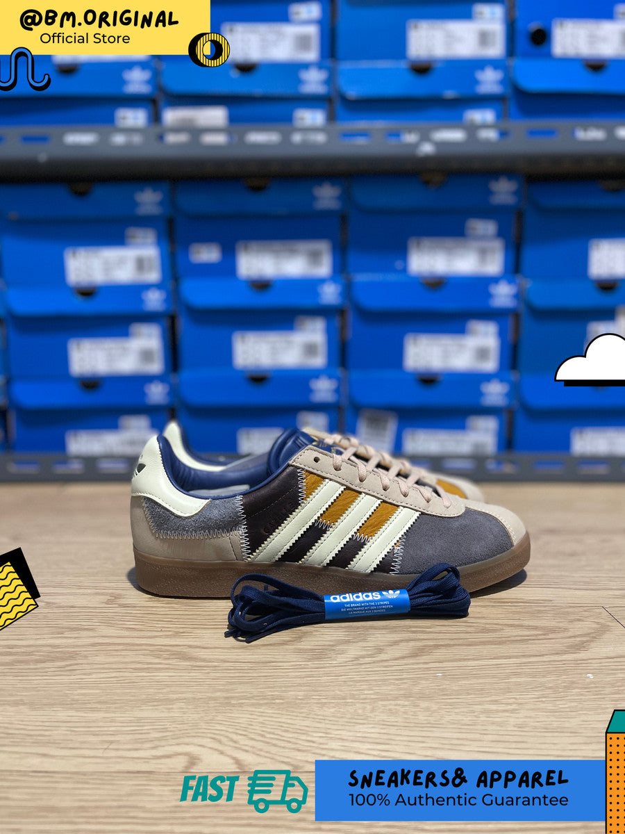 adidas gazelle silver green womens Adidas Gazelle 85 x Atmos Patchwork Brown Multi II0002 – BM STORE ORIGINAL  FOOTWEAR