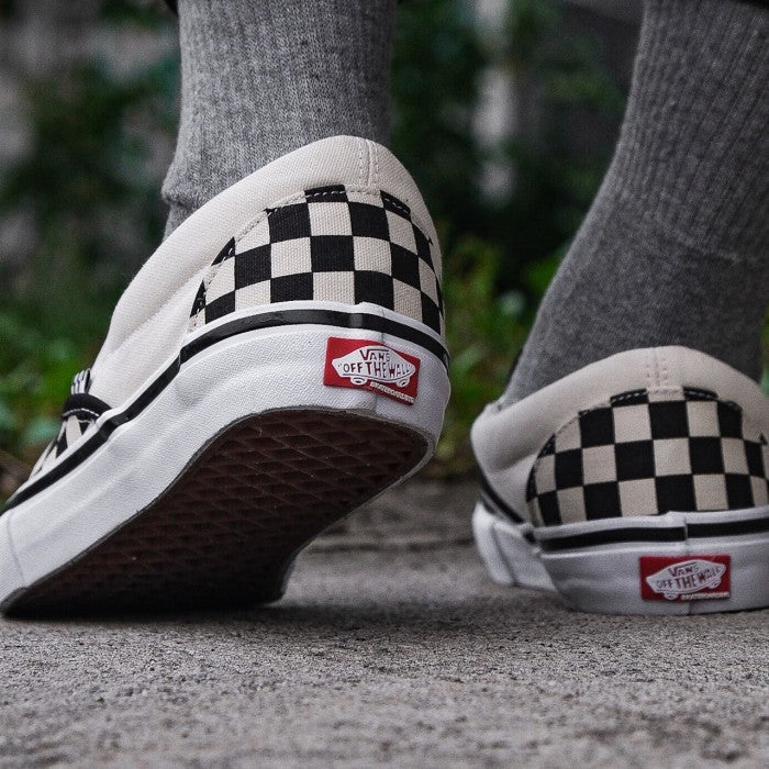 Vans Slip On Skate Checkerboard Black White