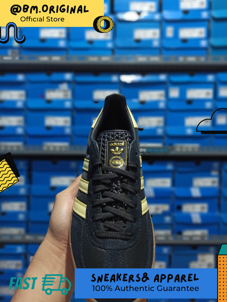 Adidas Gazelle Indoor Core Black Almost Yellow Gum IG4999