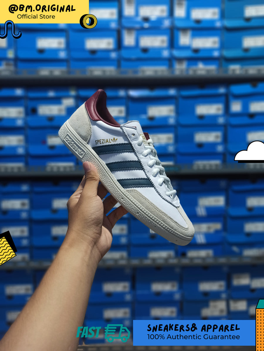 Adidas Spezial Handball White Arctic Night College Burgundy IF3742