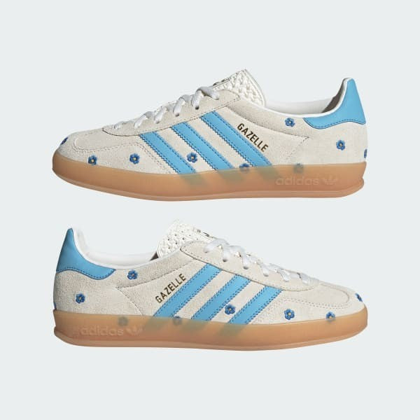Adidas Gazelle Indoor Cloud White Light Blue Gum IF4491
