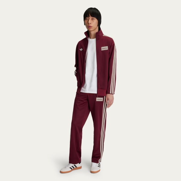 Adidas x Oasis Tour Firebird Track Top Noble Maroon KK9133