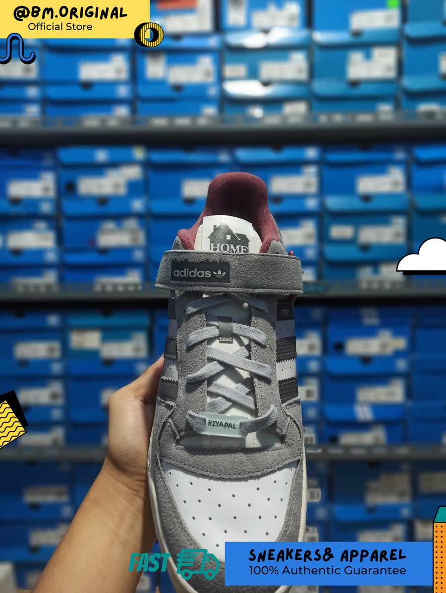 Adidas Forum 84 Home Alone Charcoal SOLID Grey White Grey Four ID4328