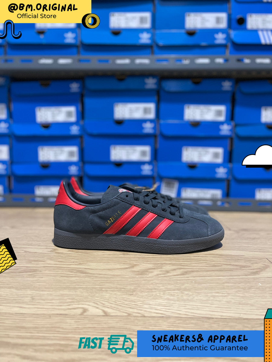 Adidas Gazelle x Bayern Munchen Grey Red Grey Four IE8501