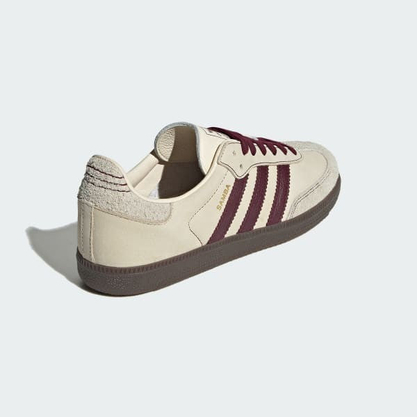 Adidas Samba OG Wonder White Maroon Putty Grey IG1987