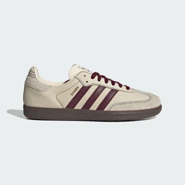 Adidas Samba OG Wonder White Maroon Putty Grey IG1987