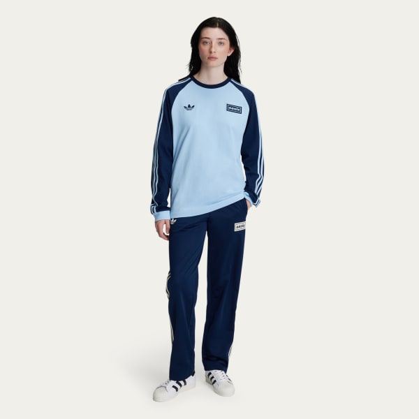 Adidas x Oasis Tour 3-Stripes Longsleeve Tee Clear Sky Night Indigo KT3427