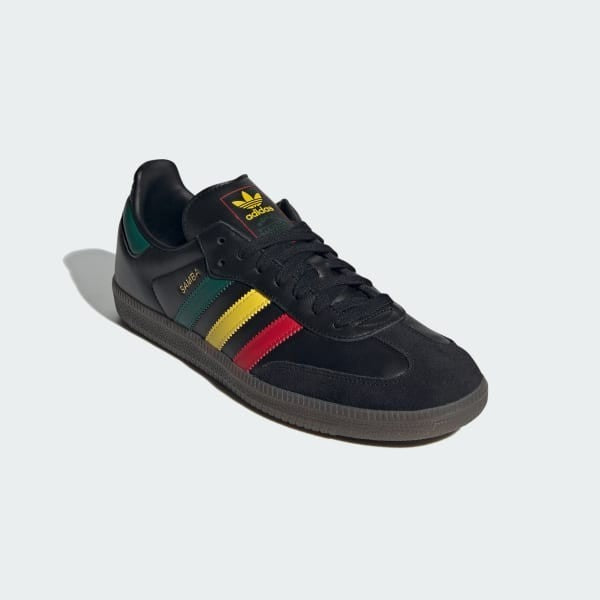 Adidas Samba OG Rasta Core Black Yellow Collegiate Green IH3119