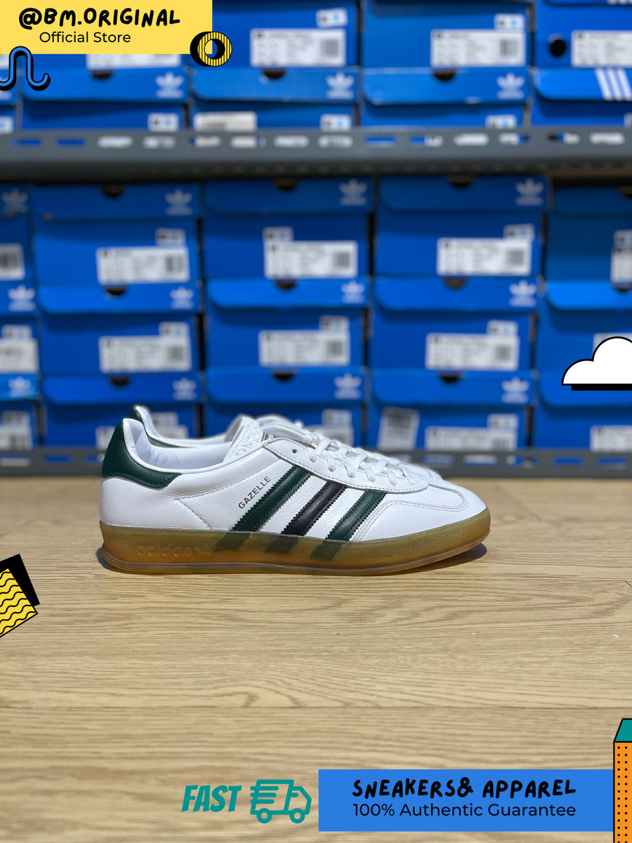Adidas Gazelle Indoor Cloud White Collegiate Green Core Black IE2957