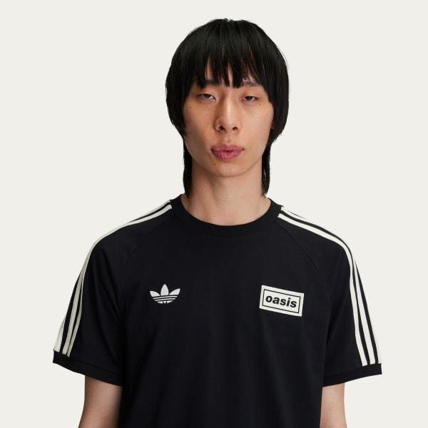 Adidas x Oasis Tour 3 Stripes T-shirt Black KT3445