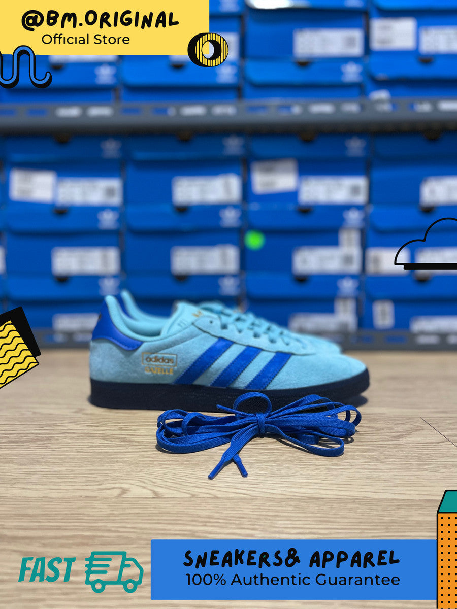 Adidas Gazelle Aqua Blue Gold IE5319
