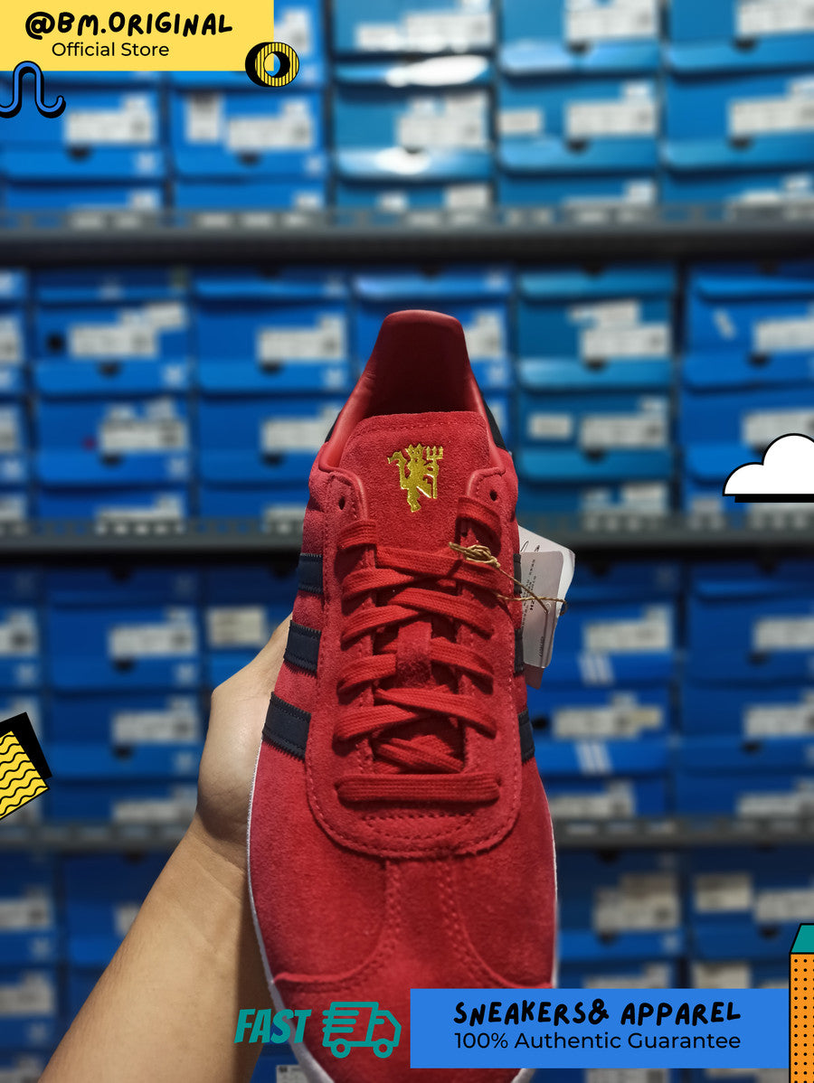 Adidas Gazelle x Manchester United MUFC Red Core Black White IE8503